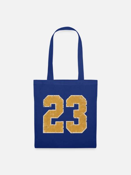 College-23-30cm- - Stoffbeutel - Royalblau