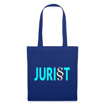 Jurist Paragraf Jura - Stoffbeutel - Royalblau - Vorne