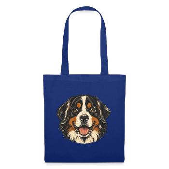 Alter-Berner Sennenhund - Stoffbeutel - Royalblau - Vorne