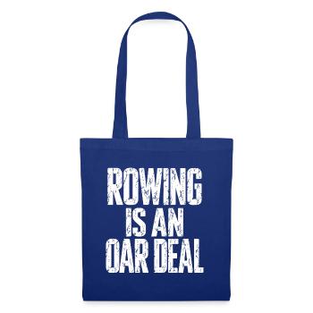 Rowing is an Oar Deal - Rudern - Ruderer - Ruderin - Stoffbeutel - Royalblau - Vorne
