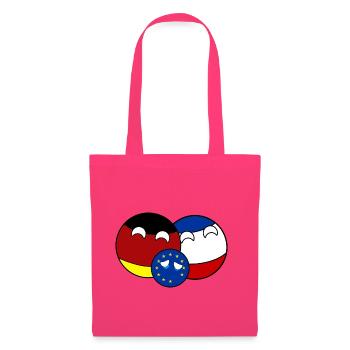 Countryball Germany France EU - Brexit - Stoffbeutel - Azalea - Vorne