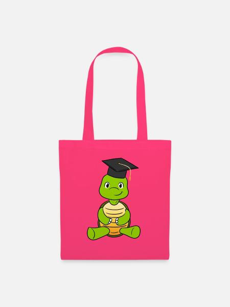 Graduation Turtle - Stoffbeutel - Azalea