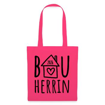 Bauherrin 2026 - Stoffbeutel - Azalea - Vorne