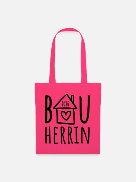 Bauherrin 2026 - Stoffbeutel - Azalea