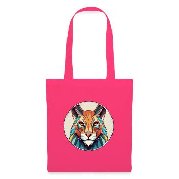 Luchs Buntes Cartoon-Kawaii-Tier - Stoffbeutel - Azalea - Vorne