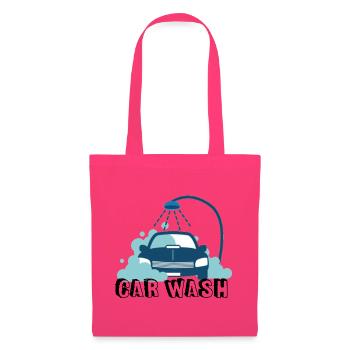 Stylish Car Wash Blue - Stoffbeutel - Azalea - Vorne
