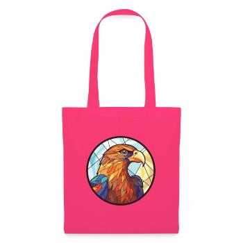 Adler buntes Aquarell Tier Haustier Illustration - Stoffbeutel - Azalea - Vorne
