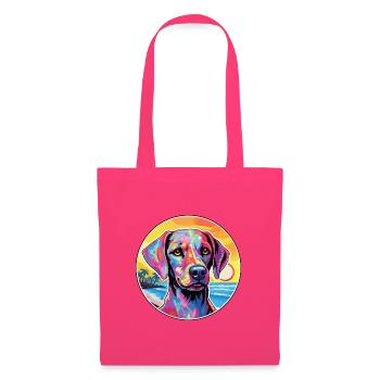 Kyi Leo Hund Rasse Bunte Karikatur Aquarell - Stoffbeutel - Azalea - Vorne