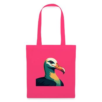 Albatross Zeichentrickfigur Buntes Haustier Tier - Stoffbeutel - Azalea - Vorne