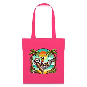 Sloth in the hammock - Tote Bag - azalea - Front
