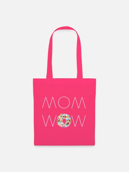 MOM WOW! Geschenk zum Muttertag - Stoffbeutel - Azalea
