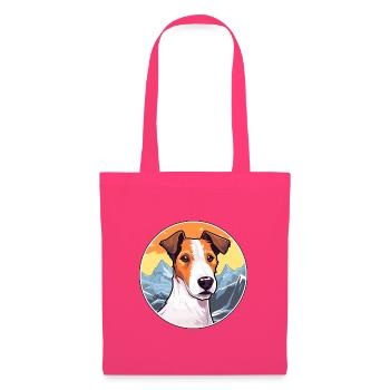 Glatter Foxterrier Hunderasse Cartoon Kawaii Waterc - Stoffbeutel - Azalea - Vorne