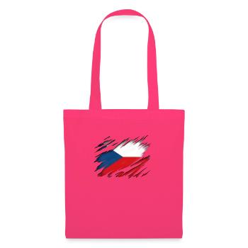 Tschechische Flagge - Stoffbeutel - Azalea - Vorne