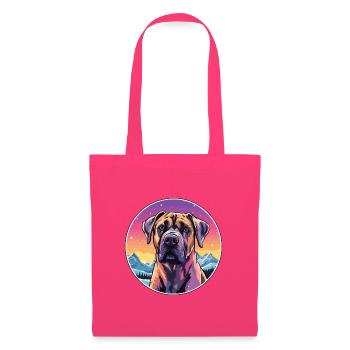 Perro de Presa Canario Hunderasse Cartoon Kawaii Wa - Stoffbeutel - Azalea - Vorne