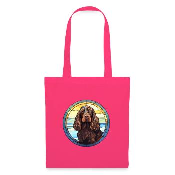 Boykin Spaniel Hund Rasse Buntes Glas Bunt Wa - Stoffbeutel - Azalea - Vorne