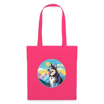 Laufhund Hunderasse Cartoon Kawaii Aquarell - Stoffbeutel - Azalea - Vorne