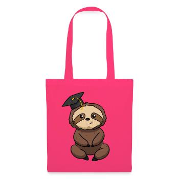 Graduation Sloth - Stoffbeutel - Azalea - Vorne