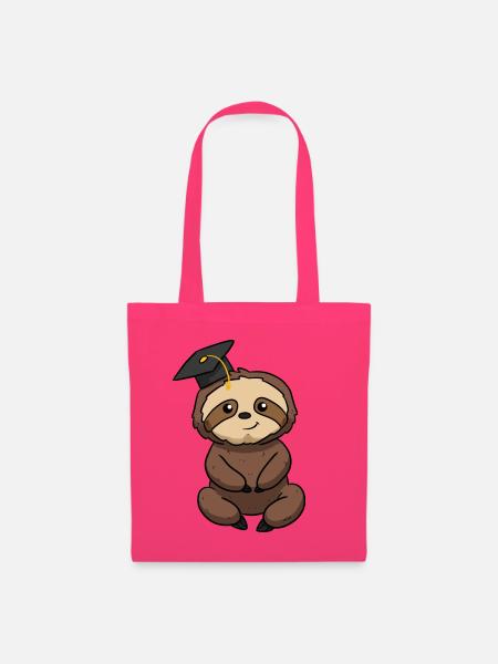 Graduation Sloth - Stoffbeutel - Azalea