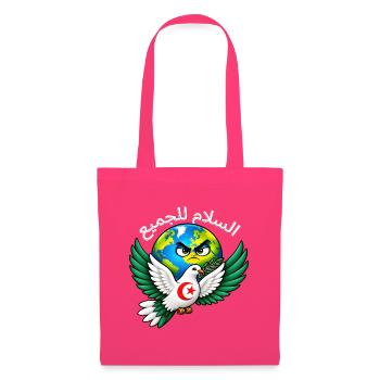Frieden für alle – Algerien - Stoffbeutel - Azalea - Vorne