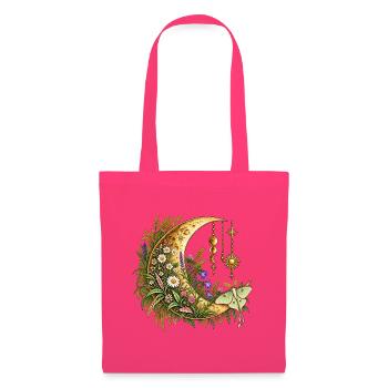 Mondflora-Crescent mit Wildblumen - Stoffbeutel - Azalea - Vorne