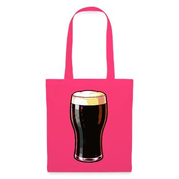 Dunkles Bierglas Motiv - Stoffbeutel - Azalea - Vorne