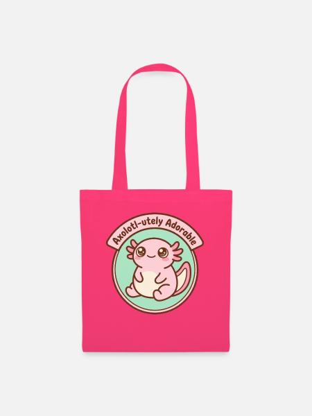 Axolotl-ute niedlich – Niedlicher pinker Axolotl - Stoffbeutel - Azalea