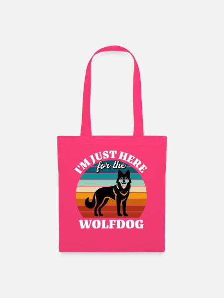 Lustige Wolfhund Sprüche - Stoffbeutel - Azalea