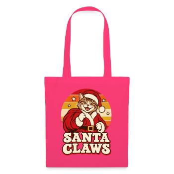 Santa Claws Katze Weihnachten - Stoffbeutel - Azalea - Vorne