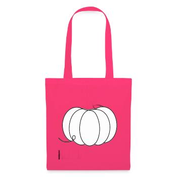 Hallo Pumpkin T-Shirt — Minimalistische Linienkunst Herbst - Stoffbeutel - Azalea - Vorne