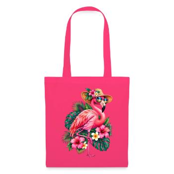 Niedlicher Flamingo Süße Flamingos - Stoffbeutel - Azalea - Vorne