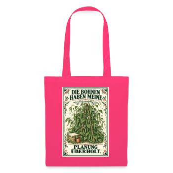 Bohnen überholen die Planung – Vintage-Garten - Stoffbeutel - Azalea - Vorne