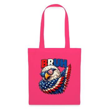 American Flag Bruh Dabbing Eagle Men Boys - Stoffbeutel - Azalea - Vorne