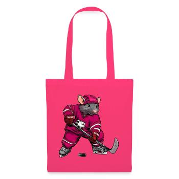 Ratten Eishockey - Stoffbeutel - Azalea - Vorne