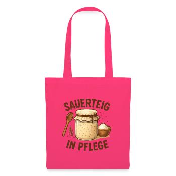 Sauerteig Geschenk für neue Hobbybäcker - Stoffbeutel - Azalea - Vorne