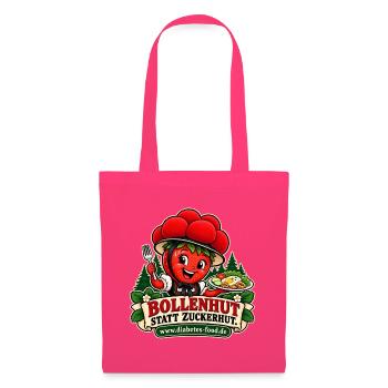 Bollenhut Fruchtmotiv - Stoffbeutel - Azalea - Vorne