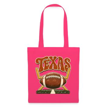 Texas Football Vintage Logo - Stoffbeutel - Azalea - Vorne