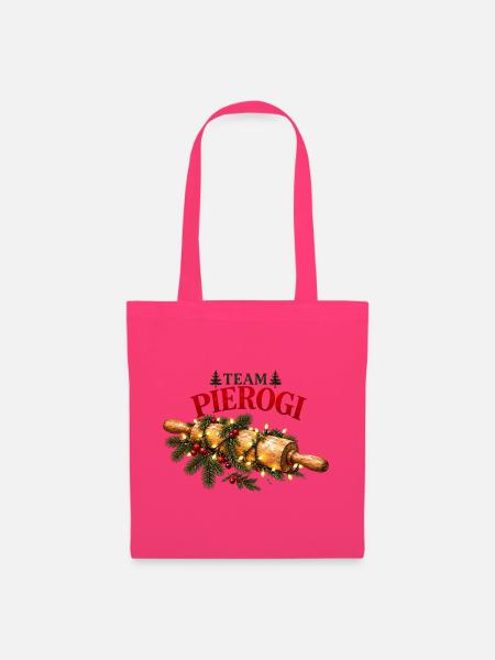 Polnisches Weihnachts-Pierogi-Nudelholzdesign - Stoffbeutel - Azalea