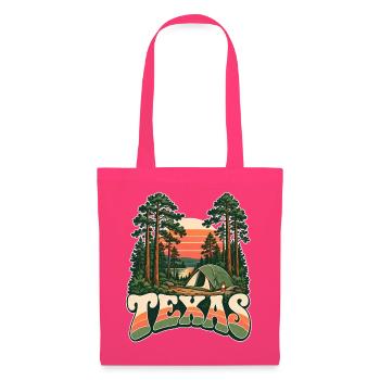 Texas Camping am Sonnenuntergang - Stoffbeutel - Azalea - Vorne
