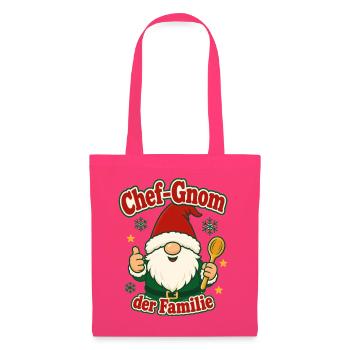 Chef-Gnom der Familie Weihnachten Familienfest - Stoffbeutel - Azalea - Vorne