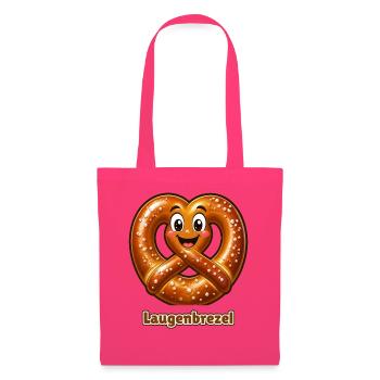 Laugenbrezel Kostüm Fasching Fasnet Verkleidung - Stoffbeutel - Azalea - Vorne
