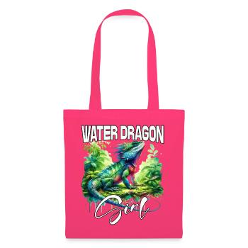 Wasserdrache Girl Lizard Water Dragon - Stoffbeutel - Azalea - Vorne