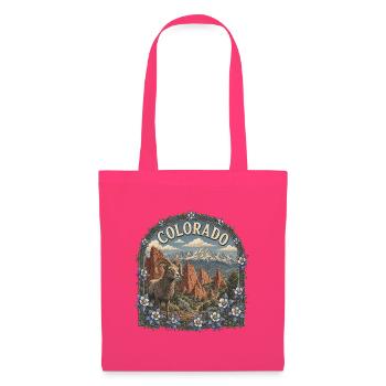 Colorado – USA State National Park Vintage Art - Stoffbeutel - Azalea - Vorne