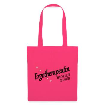 Ergotherapeutin Bachelor of Arts - Stoffbeutel - Azalea - Vorne