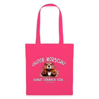 Guddn Morschn? Ganz Dinnes Eis Sachsenhund - Stoffbeutel - Azalea - Vorne