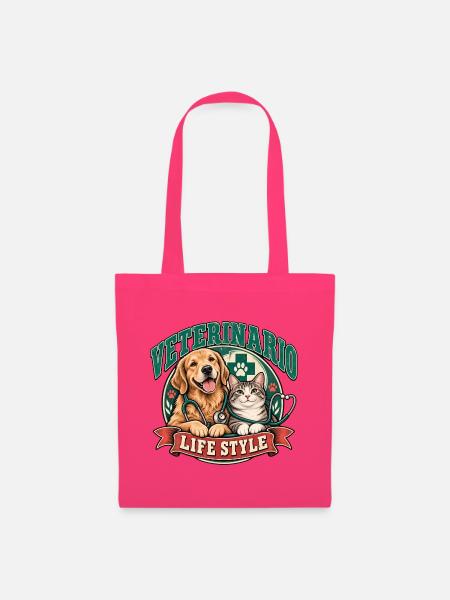 Veterinärleben Hund und Katze - Stoffbeutel - Azalea