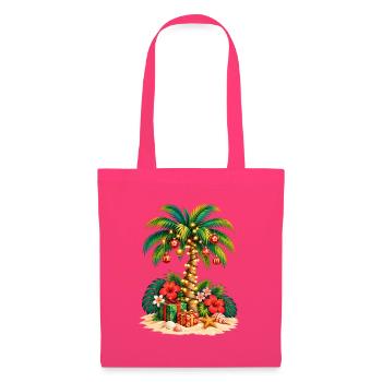 Weihnachten unter den Palmen – tropische Weihnachtsgeschenke - Stoffbeutel - Azalea - Vorne