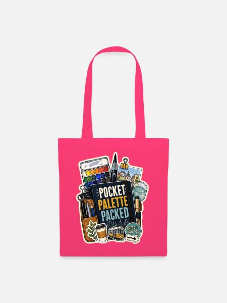 POCKET PALETTE PACKED - Stoffbeutel - Azalea