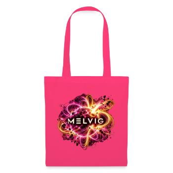 MELVIG Magnetar – Weltraumkunst in Pink & Gold - Stoffbeutel - Azalea - Vorne