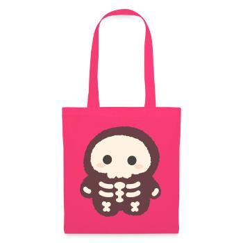 Kawaii-Skelettplüsch-Charme - Stoffbeutel - Azalea - Vorne