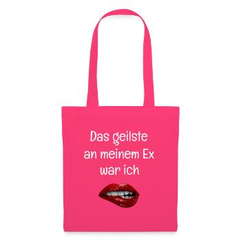 Das geilste an meinem Ex war ich - Rote Lippen - Stoffbeutel - Azalea - Vorne